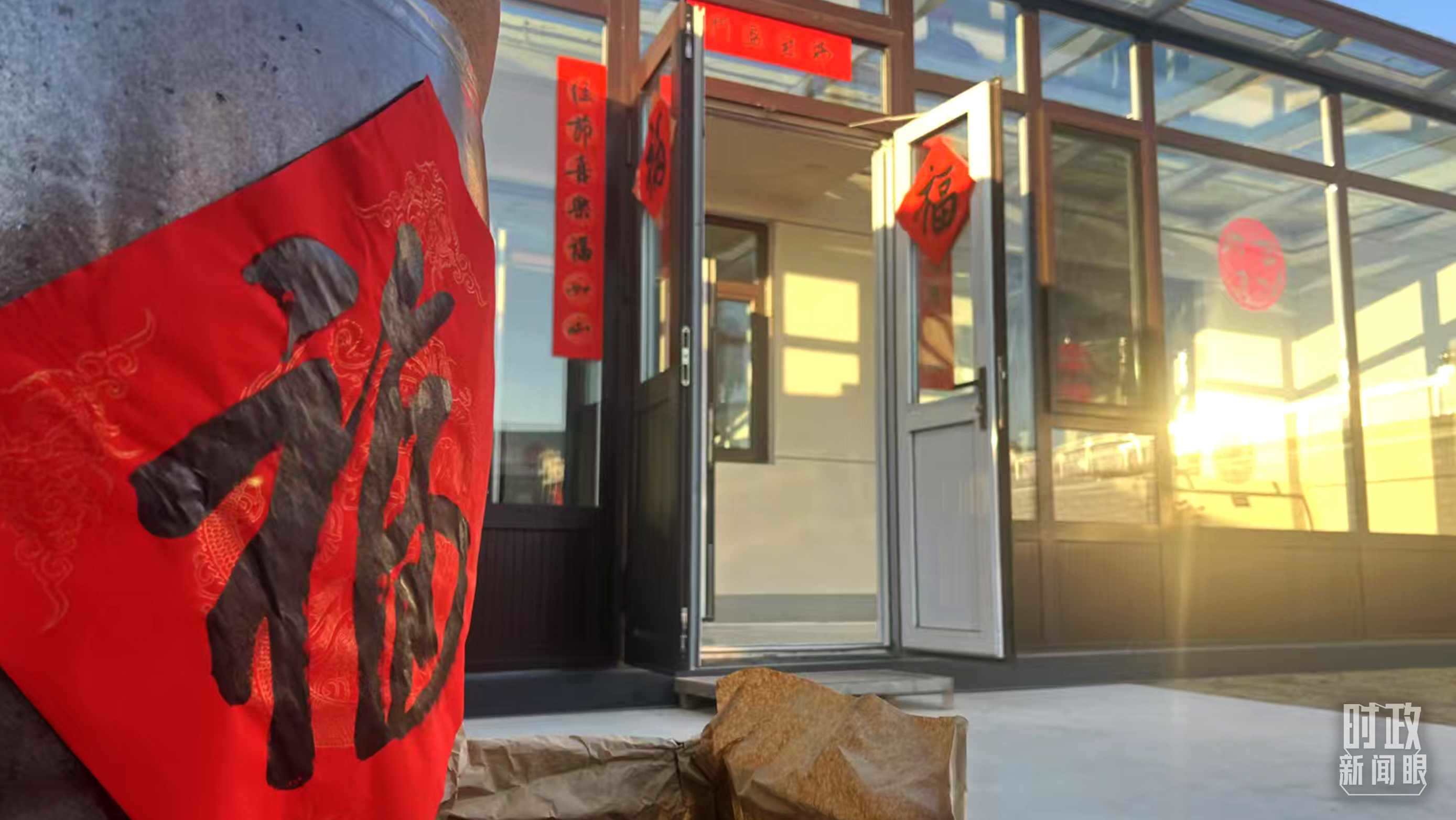 祝家溝村新居。（總臺央視記者李煒拍攝）