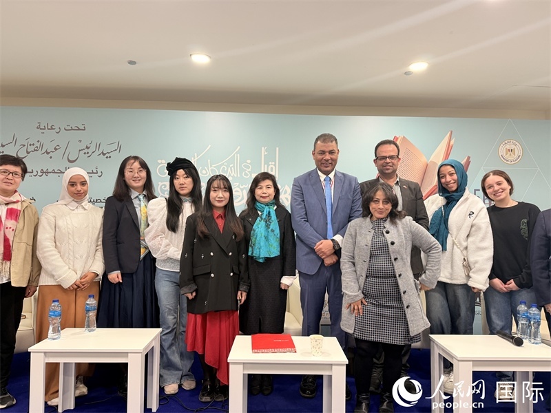 “中國與埃及：古往今來的聯(lián)系”主題分享會(huì)，人民網(wǎng)記者黃培昭攝