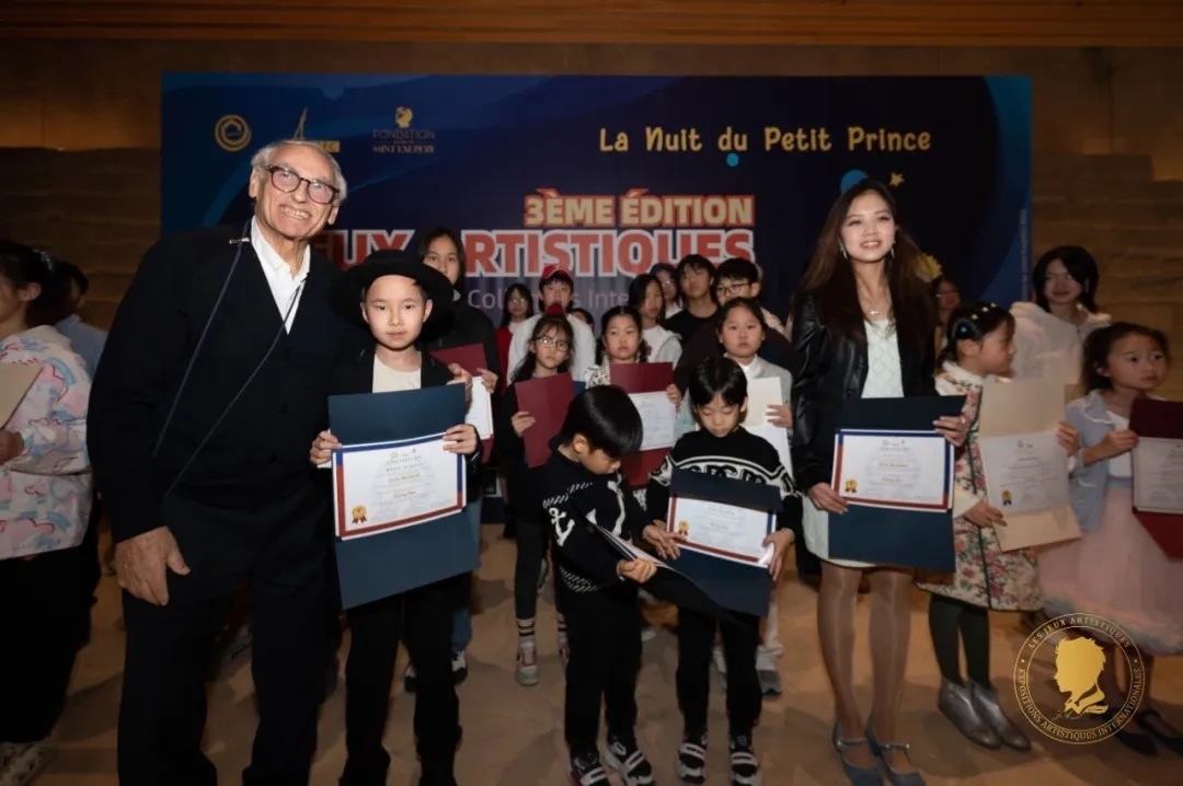 第三屆國際藝術(shù)聯(lián)創(chuàng)聯(lián)展盛大開幕。法中交流促進會供圖