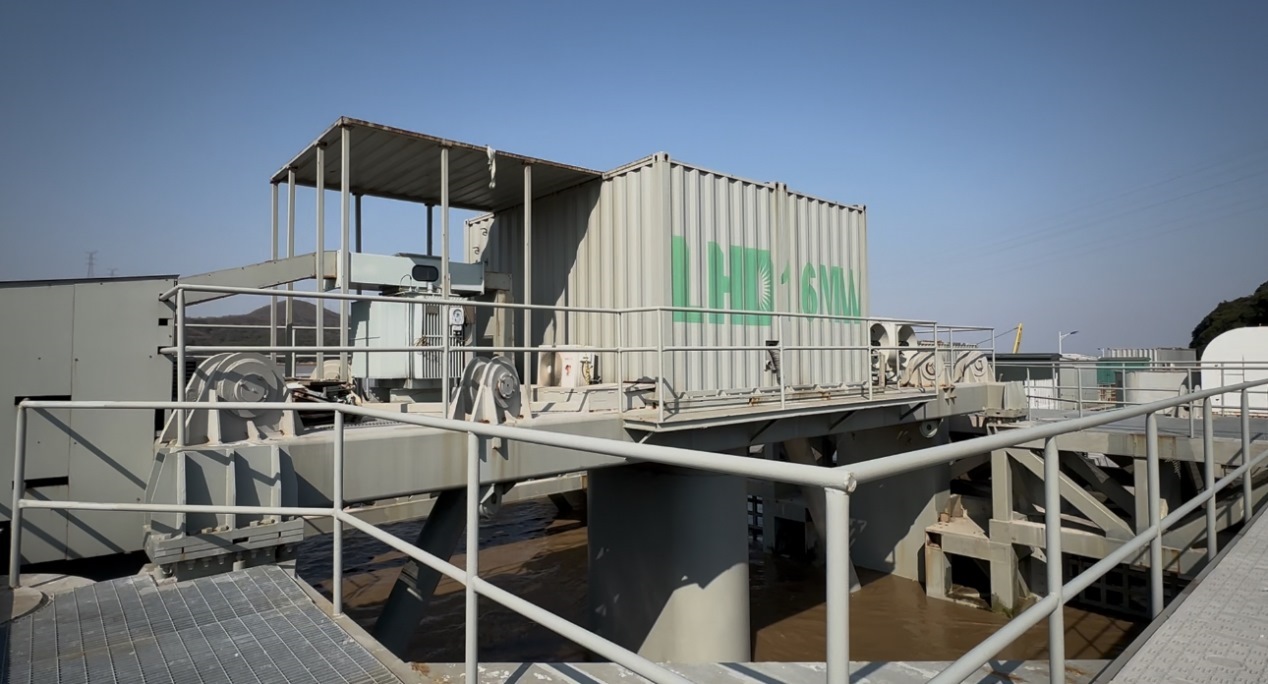 LHD潮流能發(fā)電站。人民網(wǎng)記者 王紹紹攝