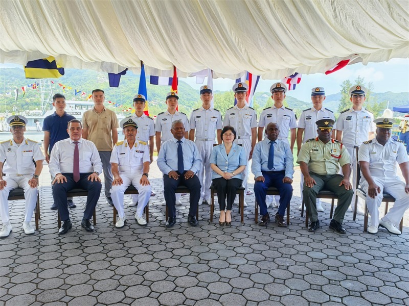 儀式現(xiàn)場(chǎng)。中國(guó)駐塞舌爾大使館供圖