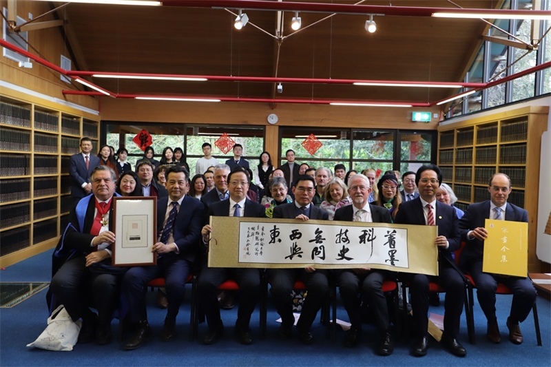 《宋畫全集》亮相劍橋大學李約瑟研究所。主辦方供圖