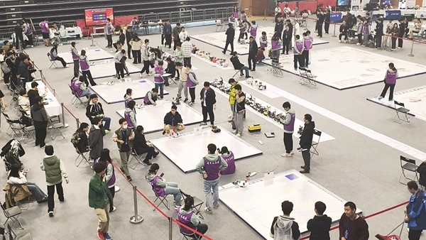 比賽現(xiàn)場。北京建筑大學供圖