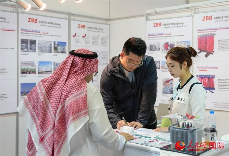 展會(huì)現(xiàn)場(chǎng)。人民網(wǎng) 塔里克·易卜拉欣攝