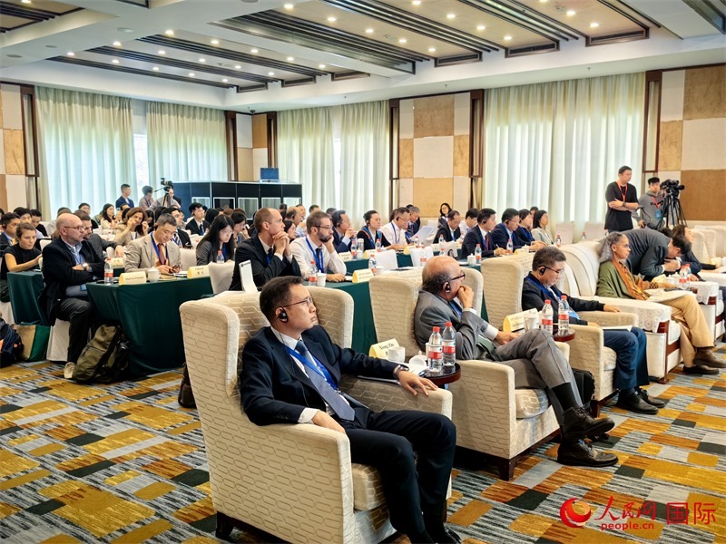 “通往COP30之路：中巴植樹造林和碳匯合作研討活動(dòng)”現(xiàn)場(chǎng)。人民網(wǎng)記者 符園園攝