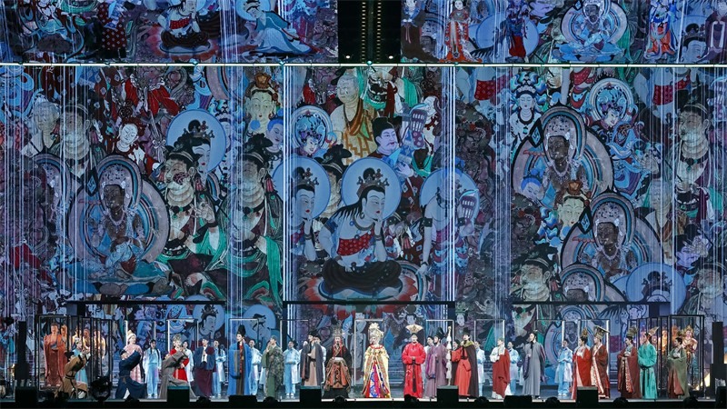 《受到召喚·敦煌》劇照。國話供圖