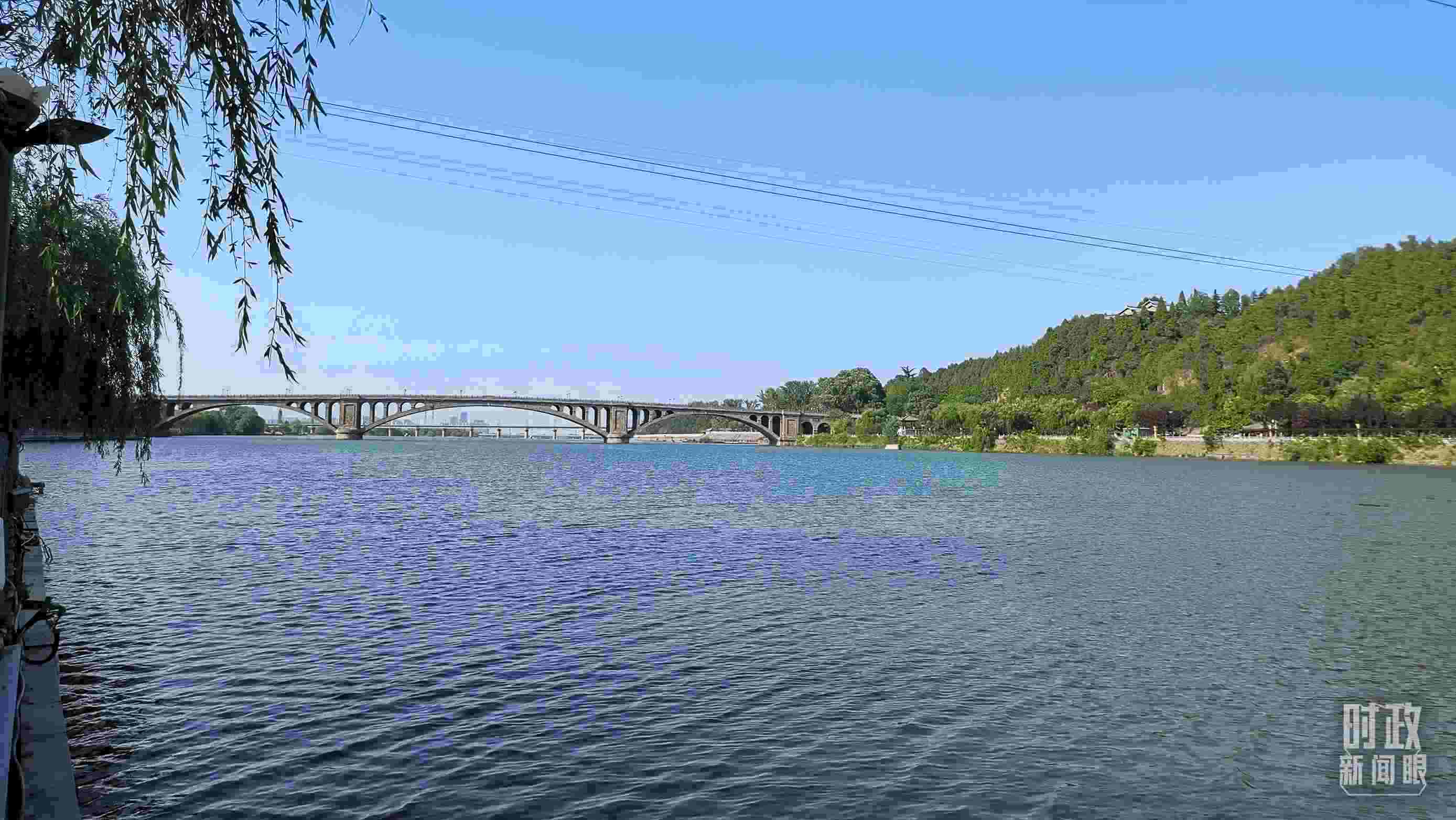 △伊河。（總臺(tái)央視記者范一鳴拍攝）