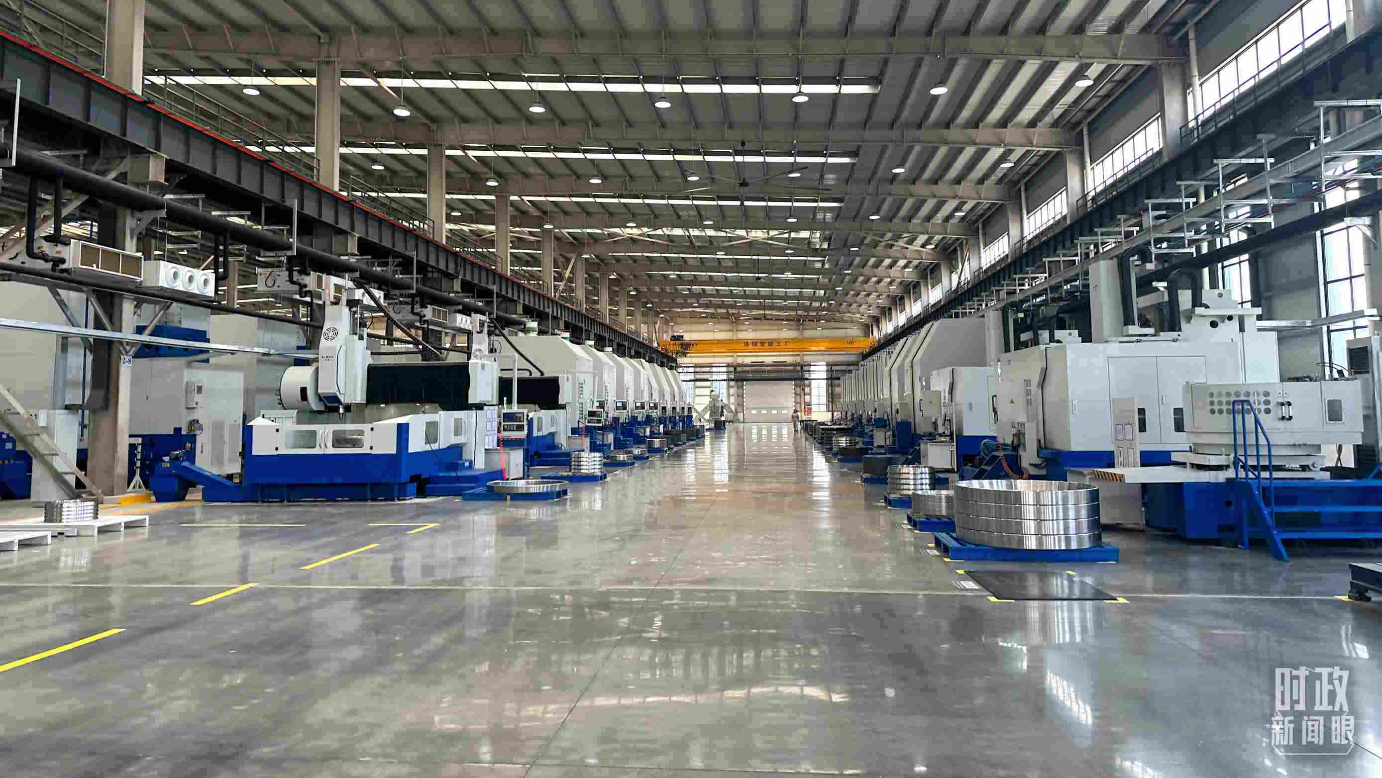 △洛軸智能工廠。（總臺(tái)央視記者趙化拍攝）