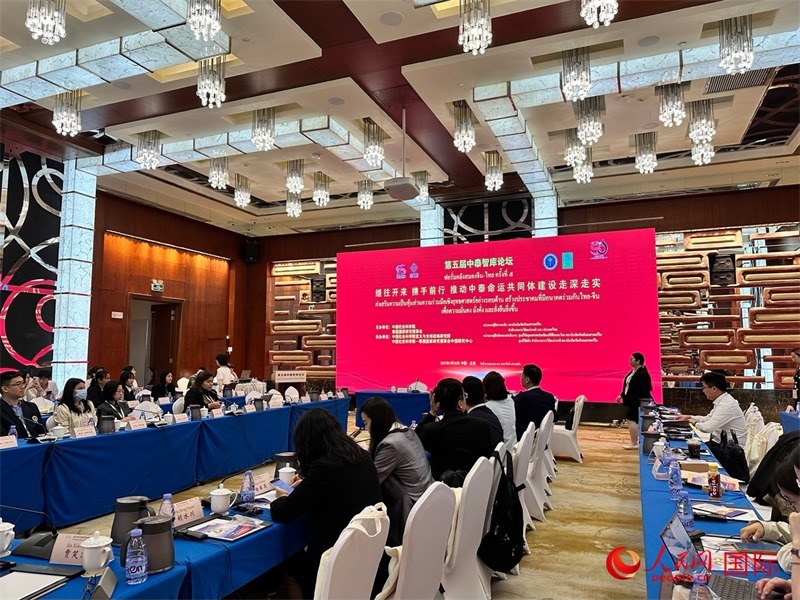 第五屆中泰智庫論壇現(xiàn)場。人民網(wǎng) 孫書宇攝