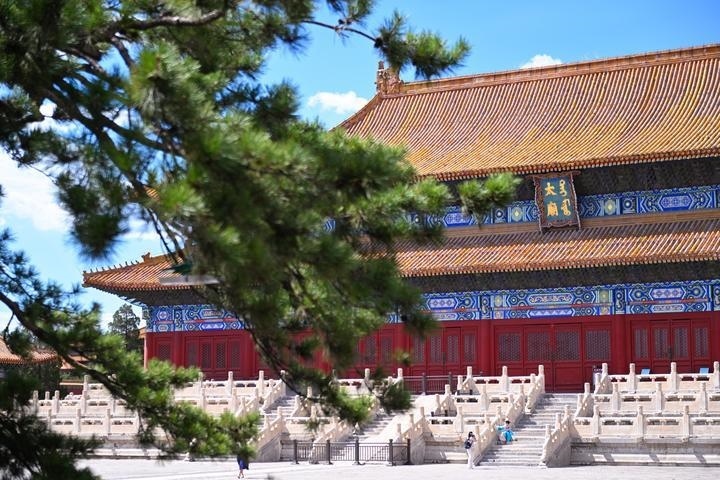 2023年7月8日拍攝的太廟享殿（也稱前殿）。